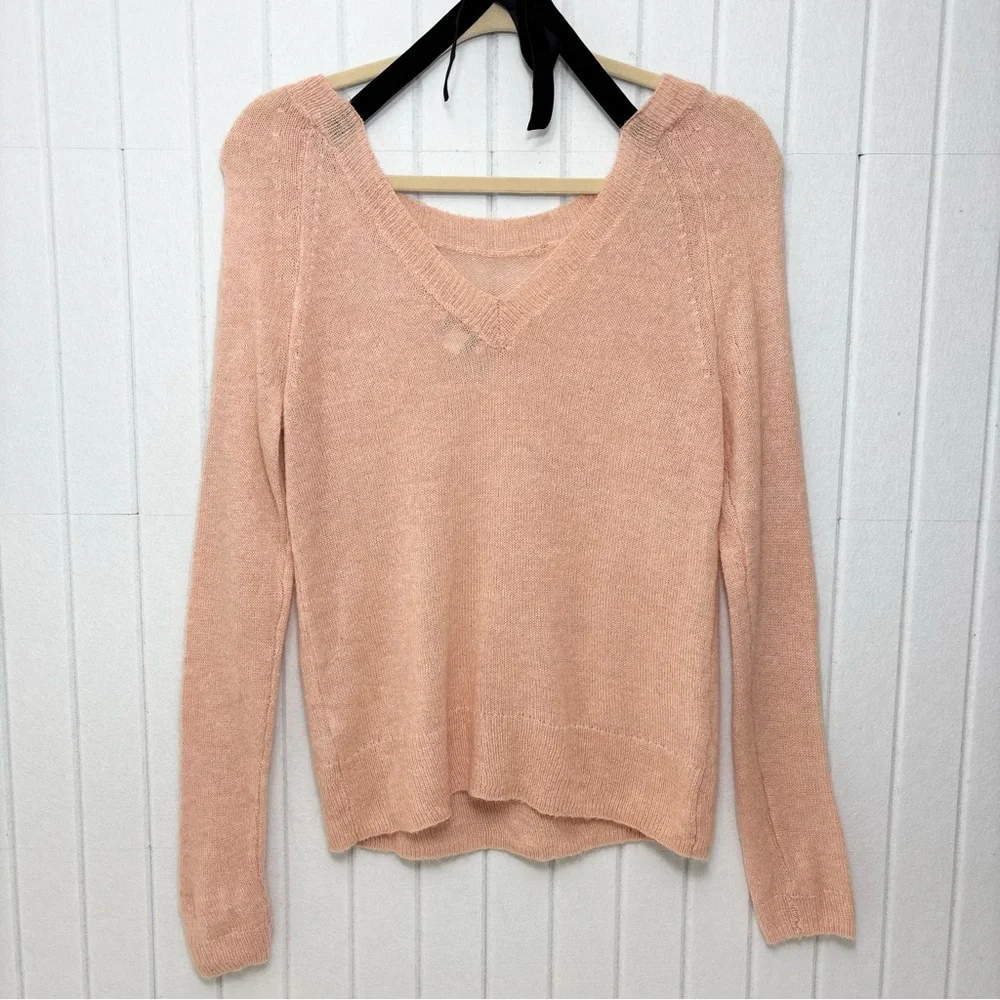 J.Crew MERCANTILE Peach Women's Alpaca Blend Sweater size S‎